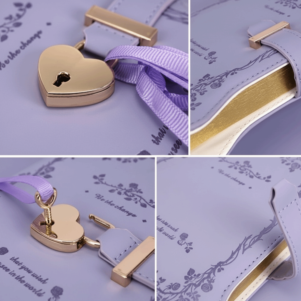 Privacy B6 Love Lock Keys Note - Vintage Leather Journal Notebook recension och pris