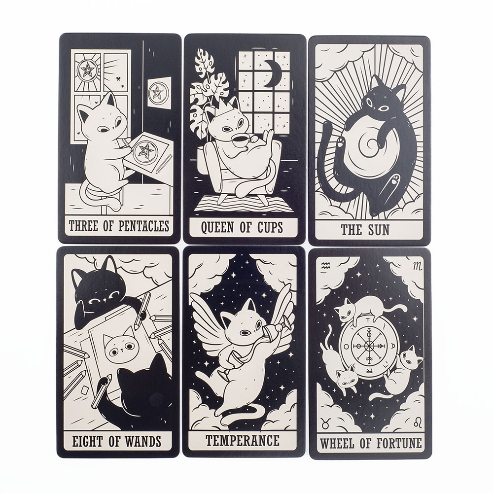 Kitten Tarot Deck 78Pcs Cute B - Tarot Deck With Guidebook recension och pris