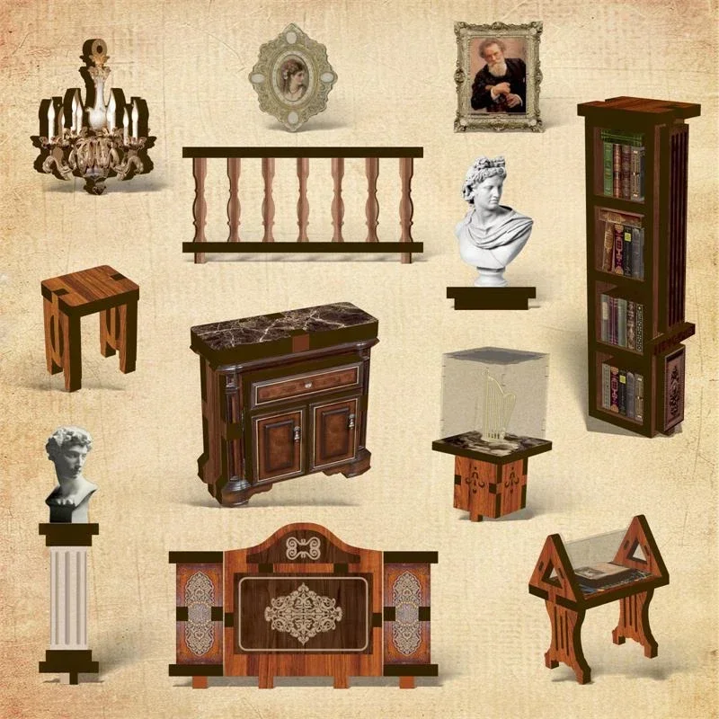 The philosophical Library Book - Diy Wooden Book Nook Kit Shelf Insert recension och pris