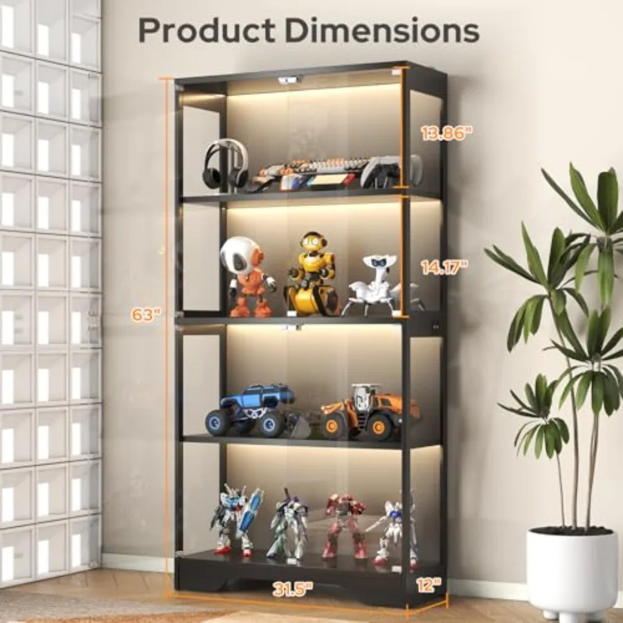 Display Cabinet with Glass Doo - Books recension och pris