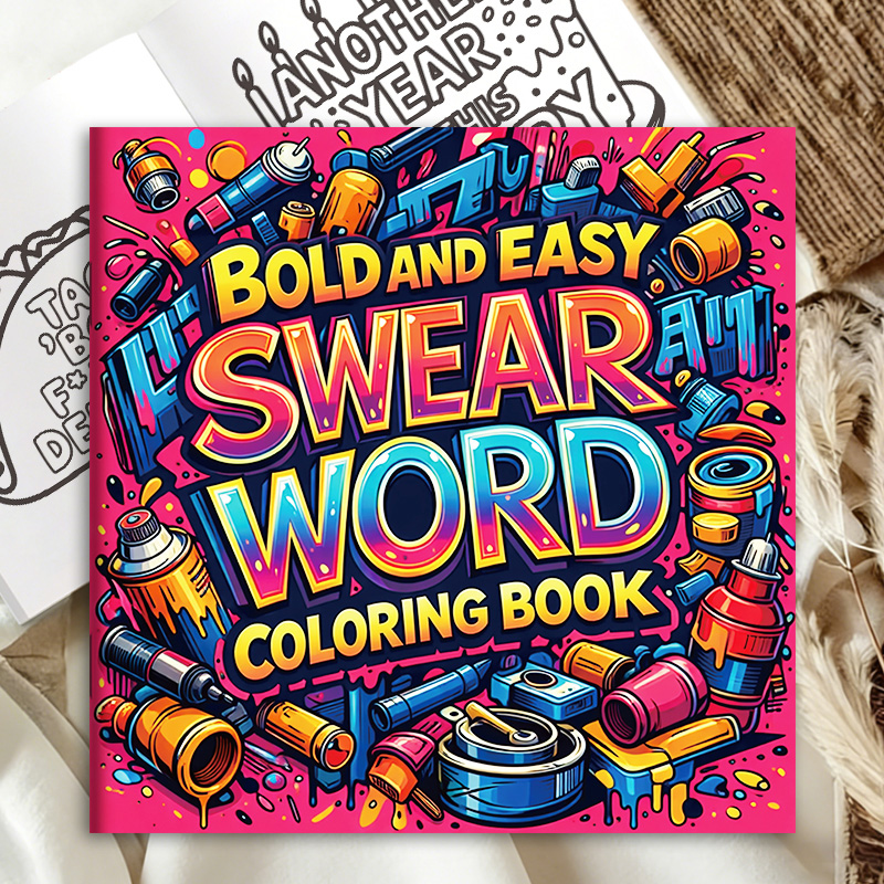 Adult Coloring Book with Witty - Adult Coloring Book Stress Relief recension och pris