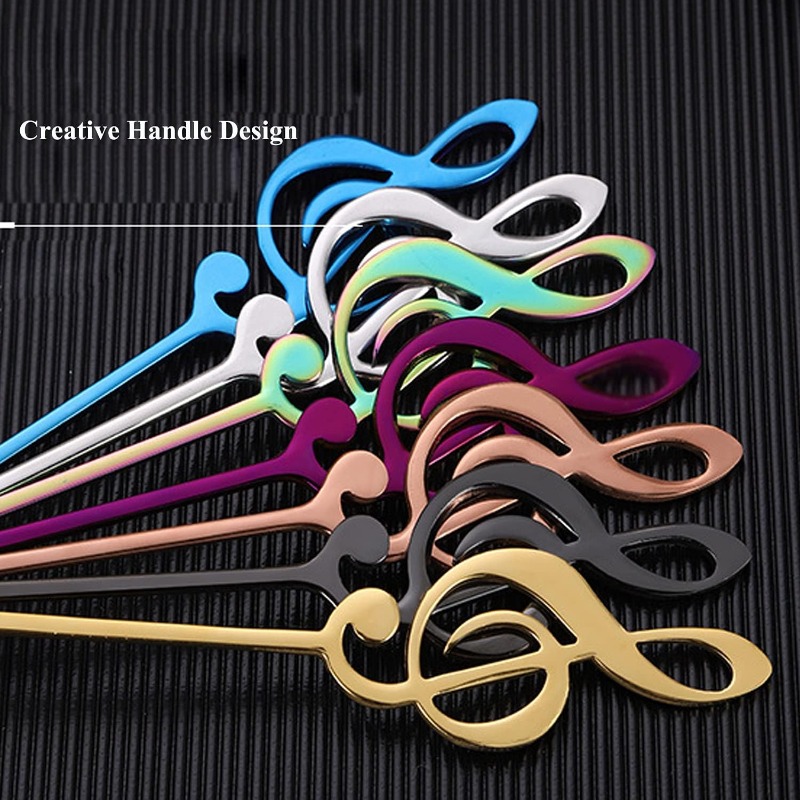 4Pcs Serving Coffee Spoons Sta - Music recension och pris