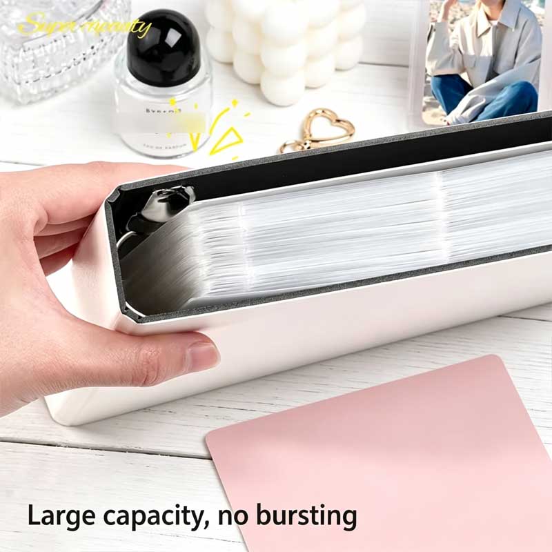 7 8 Slots Wide A5 D Ring Binde - Kpop Photo Card Binder 3 Inch recension och pris