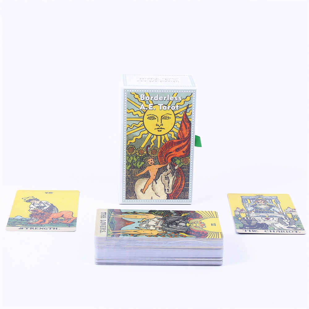 12*7cm Borderless A.E. Tarot D - Tarot Deck With Guidebook recension och pris