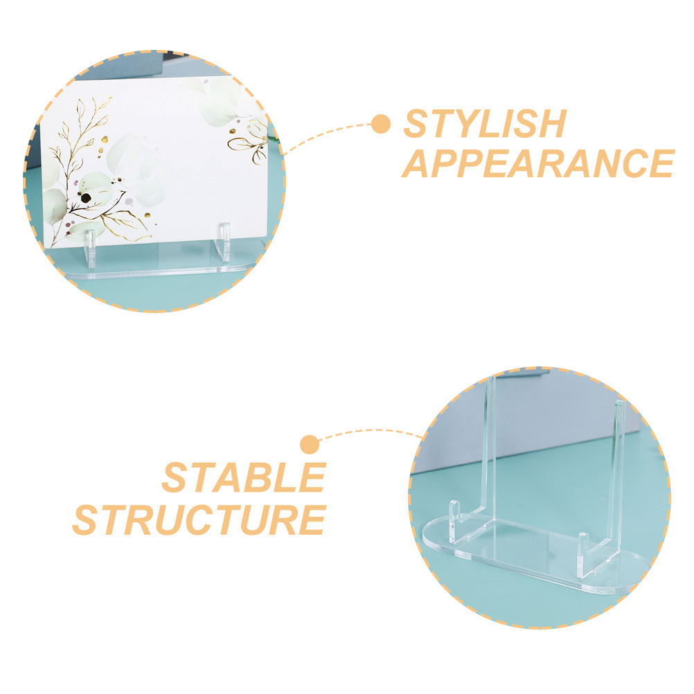2Pcs Transparent Acrylic Displ - Clear Acrylic Book Stand Holder recension och pris