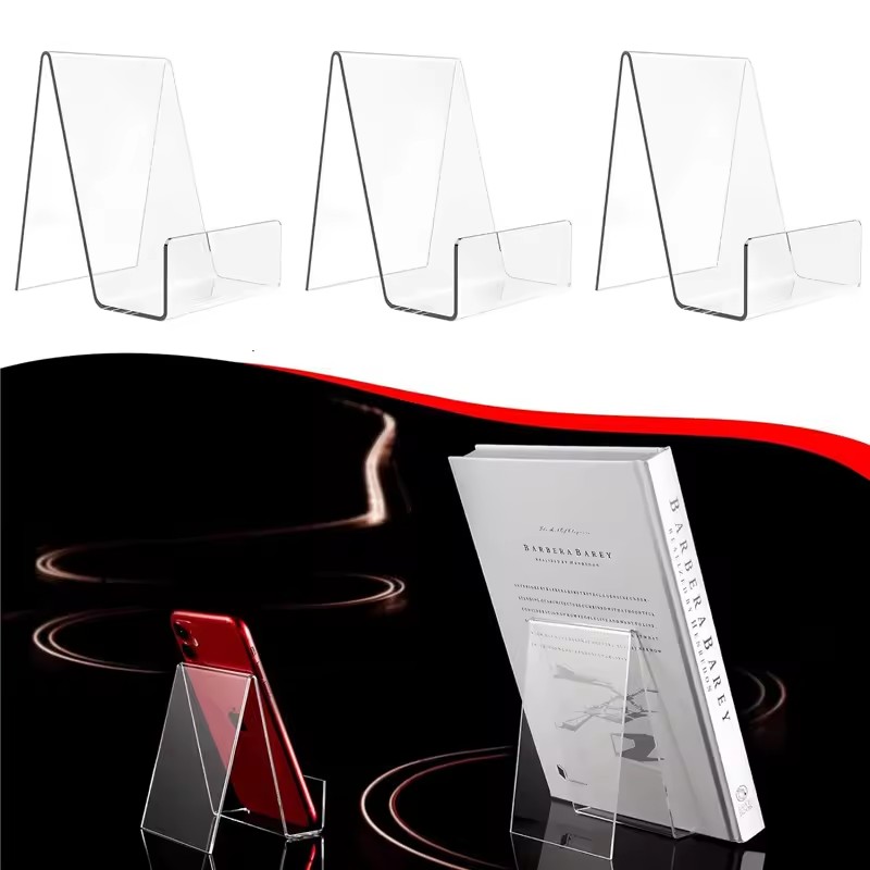 4pcs Clear Adjustable Book Sta - Clear Acrylic Book Stand Holder recension och pris