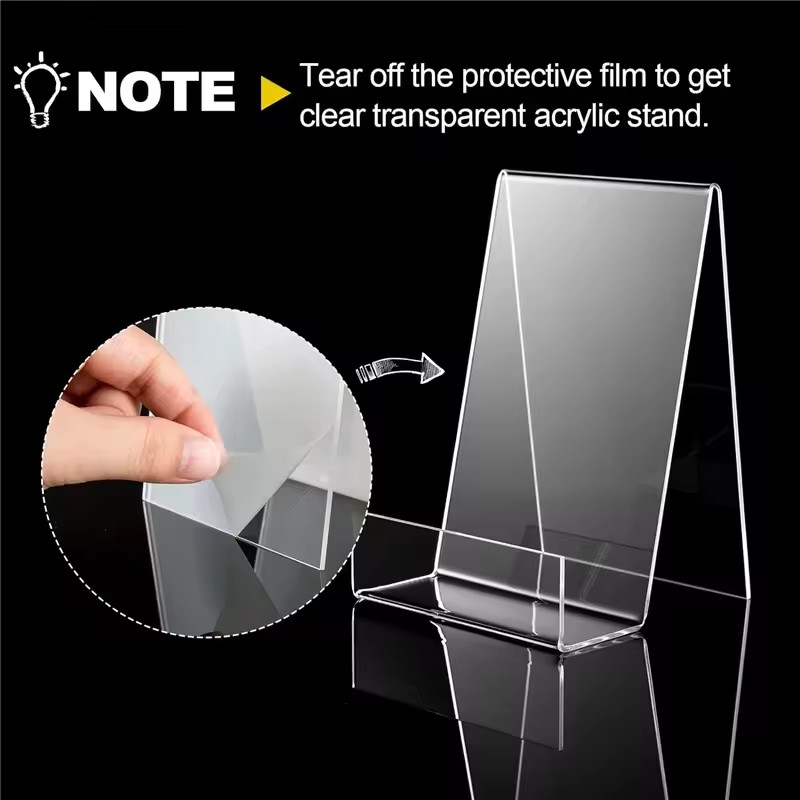 4pcs Clear Adjustable Book Sta - Clear Acrylic Book Stand Holder recension och pris