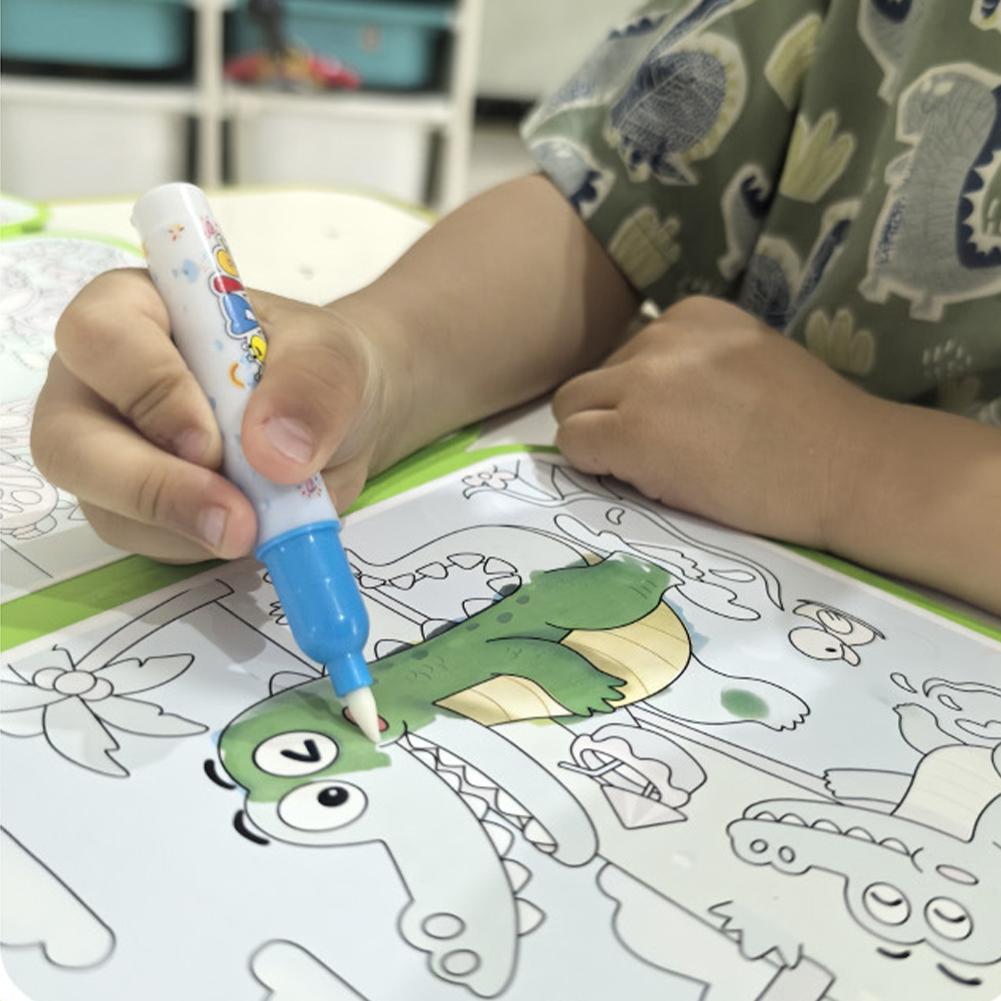 Foldable Water Painting Book F - Reusable Water Magic Coloring Book recension och pris