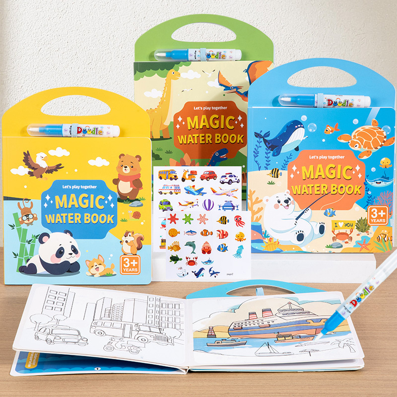 Magical Book Water Drawing Mon - Reusable Water Magic Coloring Book recension och pris