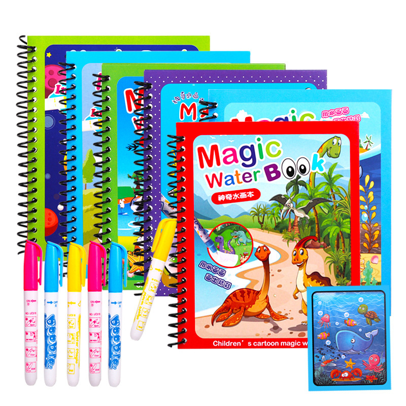 Reusable Painting Magic Water  - Reusable Water Magic Coloring Book recension och pris