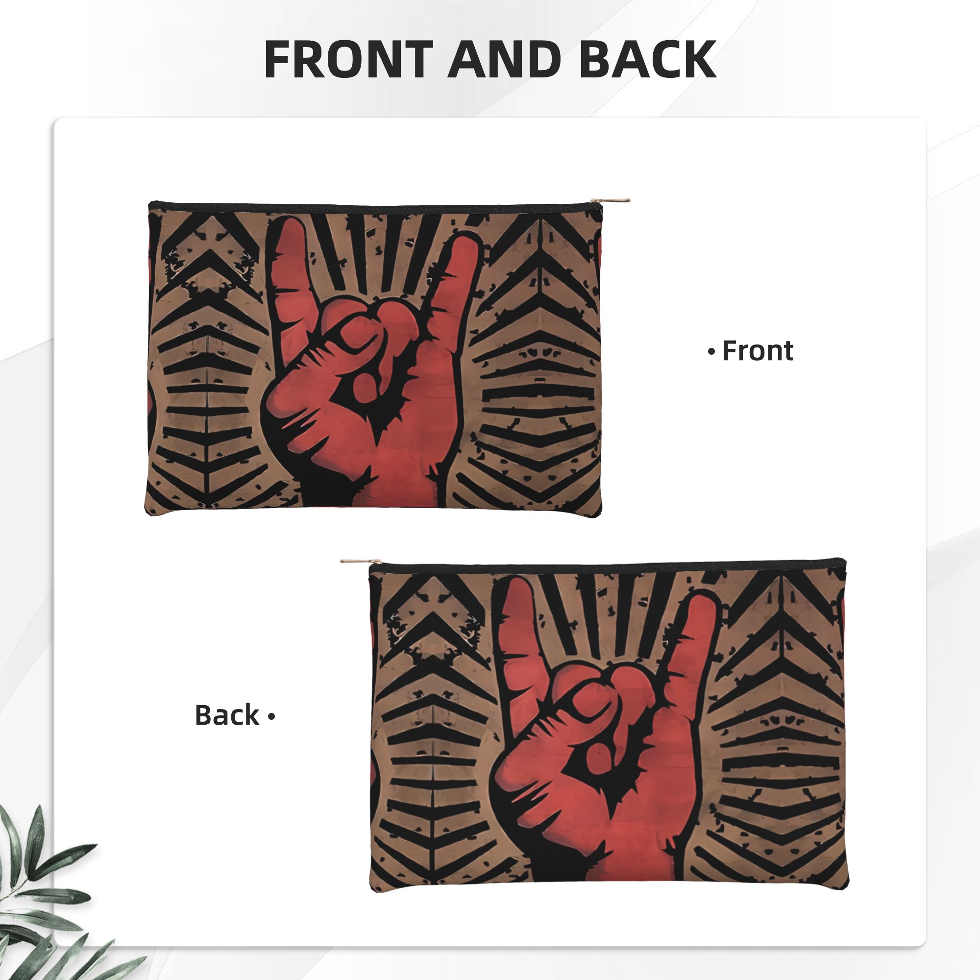 Stylish rock Music Makeup Bag  - Music recension och pris