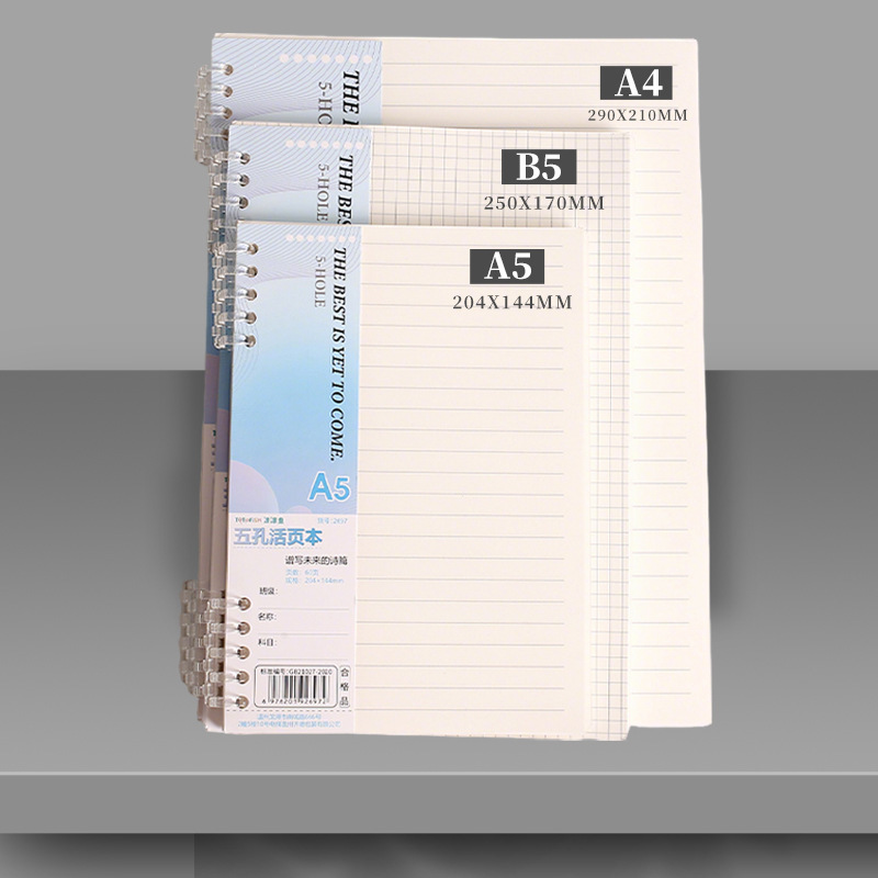 A4 B5 A5 Loose Leaf Notebook R - A5 Spiral Dotted Grid Notebook recension och pris