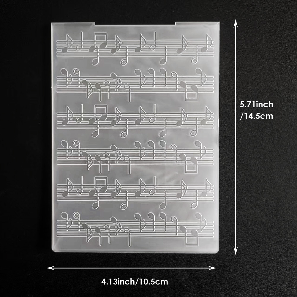 2D/Musical Note/Embossing Fold - Blank Sheet Music Notebook recension och pris